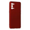 Oppo Reno 5 Kılıf First Silikon - Bordo