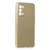 Oppo Reno 5 Kılıf First Silikon - Gold