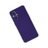 Oppo Reno 7 Lite Kılıf Nano İçi Kadife Silikon - Mor