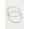 Oval Halka Küpe 5 cm