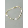 Oval Kristal Taşlı Bileklik