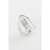 Oval Metal Yüzük