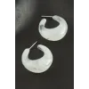 Oval Plastik Küpe