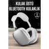 P9 Air Max Kablosuz 5.0 Mikrofonlu Bluetooth Kulaklık Beyaz Yüksek Ses Kaliteli