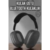 P9 Plus Hi-fi Ses Kalitesi Ayarlanabilir Mikrofonlu Bluetooth Kulaklık Siyah