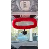 Peluş Dikiz Ayna Kılıfı Süs Kırmızı