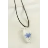 Peygamber Çiçeği Elips Epoksi Kolye