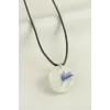 Peygamber Çiçeği Oval Epoksi Kolye