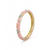Pink Ra Mine İşlemeli Kelepçe Bileklik - Kbl0454