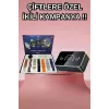 Powerbank Aynalı Bluetooth Kulaklık Ve Akıllı Saat Seti Anc Özelliği Dokunamatik