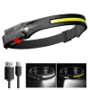 Ps-001 5 Aydınlatma Modlu Cob Led Sensörlü Usb Şarj  Edilebilir Dahili Pilli Kafa Lambası