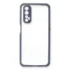 Realme 7 Kılıf Miami Şeffaf Silikon - Gri