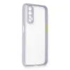 Realme 7 Kılıf Miami Şeffaf Silikon - Lila