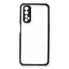 Realme 7 Kılıf Miami Şeffaf Silikon - Siyah