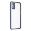 Realme 7 Pro Kılıf Miami Şeffaf Silikon - Gri
