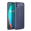 Realme C11 2021 Kılıf Auto Focus Kapak - Lacivert