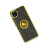 Realme C11 2021 Kılıf Montreal Yüzüklü Silikon Kapak - Sarı