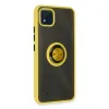 Realme C11 2021 Kılıf Montreal Yüzüklü Silikon Kapak - Sarı
