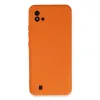Realme C11 2021 Kılıf Nano İçi Kadife Silikon - Turuncu
