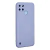 Realme C25y Kılıf Nano İçi Kadife Silikon - Lila