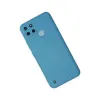 Realme C25y Kılıf Nano İçi Kadife Silikon - Mavi