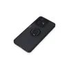 Realme C53 Kılıf Montreal Yüzüklü Silikon Kapak - Siyah