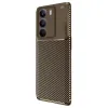 Realme C75 4g Auto Focus Karbon Kapak - Kahverengi