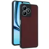 Realme Note 50 4g Kılıf Aras Deri Kapak - Bordo