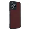 Realme Note 50 4g Kılıf Aras Deri Kapak - Bordo