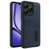 Realme Note 50 4g Kılıf Sara Kartvizitli Deri Kılıf - Lacivert