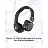 Renkli Işık Efektli Bluetooth 5.3 Müzik Kulaklığı