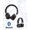 Renkli Işık Efektli Bluetooth 5.3 Müzik Kulaklığı