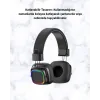 Rgb Işıklı Katlanabilir Bluetooth 5.3 Kulak Üstü Kulaklık