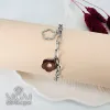 Rodyum Çelik Bileklikler 17+5 Cm Uzatma Payı - Kbl0145