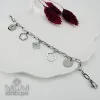 Rodyum Çelik Bileklikler 17+5 Cm Uzatma Payı - Kbl0145
