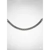 Rodyum Çelik  Erkek Çelik Bileklik Boy 21.5 Cm / En 0.8 Mm  - Ebl0041