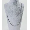Rodyum Çelik Erkek Kolye 60 Cm - Ekl0004