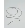 Rodyum Çelik Erkek Kolye 60 Cm - Ekl0004