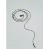 Rodyum Çelik Erkek Kolye 60 Cm - Ekl0005