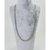 Rodyum Çelik Erkek Kolye 60 Cm - Ekl0008