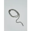 Rodyum Çelik Erkek Kolye 60 Cm - Ekl0008