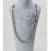 Rodyum Çelik Erkek Kolye 60 Cm - Ekl0012