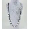 Rodyum Çelik Erkek Kolye 60 Cm - Ekl0015