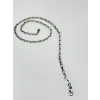 Rodyum Çelik Erkek Kolye 60 Cm - Ekl0015