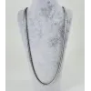 Rodyum Çelik Erkek Kolye 60 Cm - Ekl0020