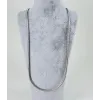 Rodyum Çelik Erkek Kolye 60 Cm - Ekl0022