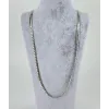 Rodyum Çelik Erkek Kolye 60 Cm - Ekl0034