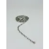 Rodyum Çelik Erkek Kolye 60 Cm - Ekl0035