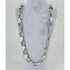 Rodyum Çelik Erkek Kolye 60 Cm - Ekl0040