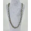 Rodyum Çelik Erkek Kolye 60 Cm - Ekl0051